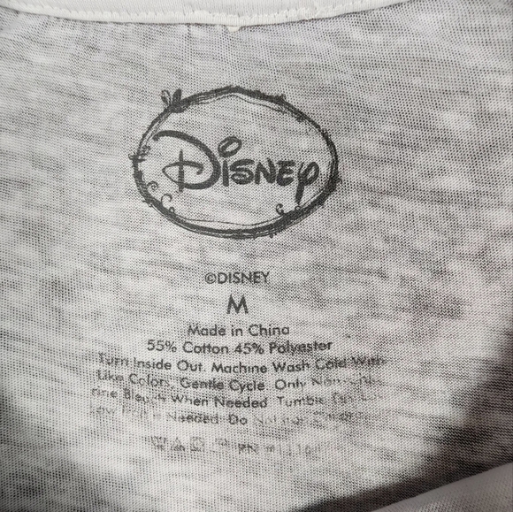 Disney Beauty and the Beast Sleeveless White Tee Size Medium - Picture 3 of 7
